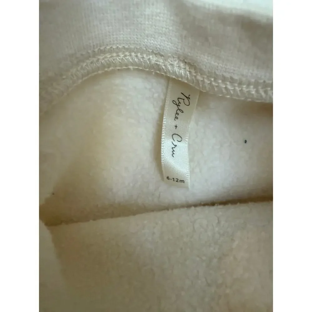 Rylee + Cru Baby Beige Bears Relaxed Sweatshirt Size 6-12 M